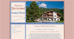 Desktop Screenshot of ferienhof-hauser.at